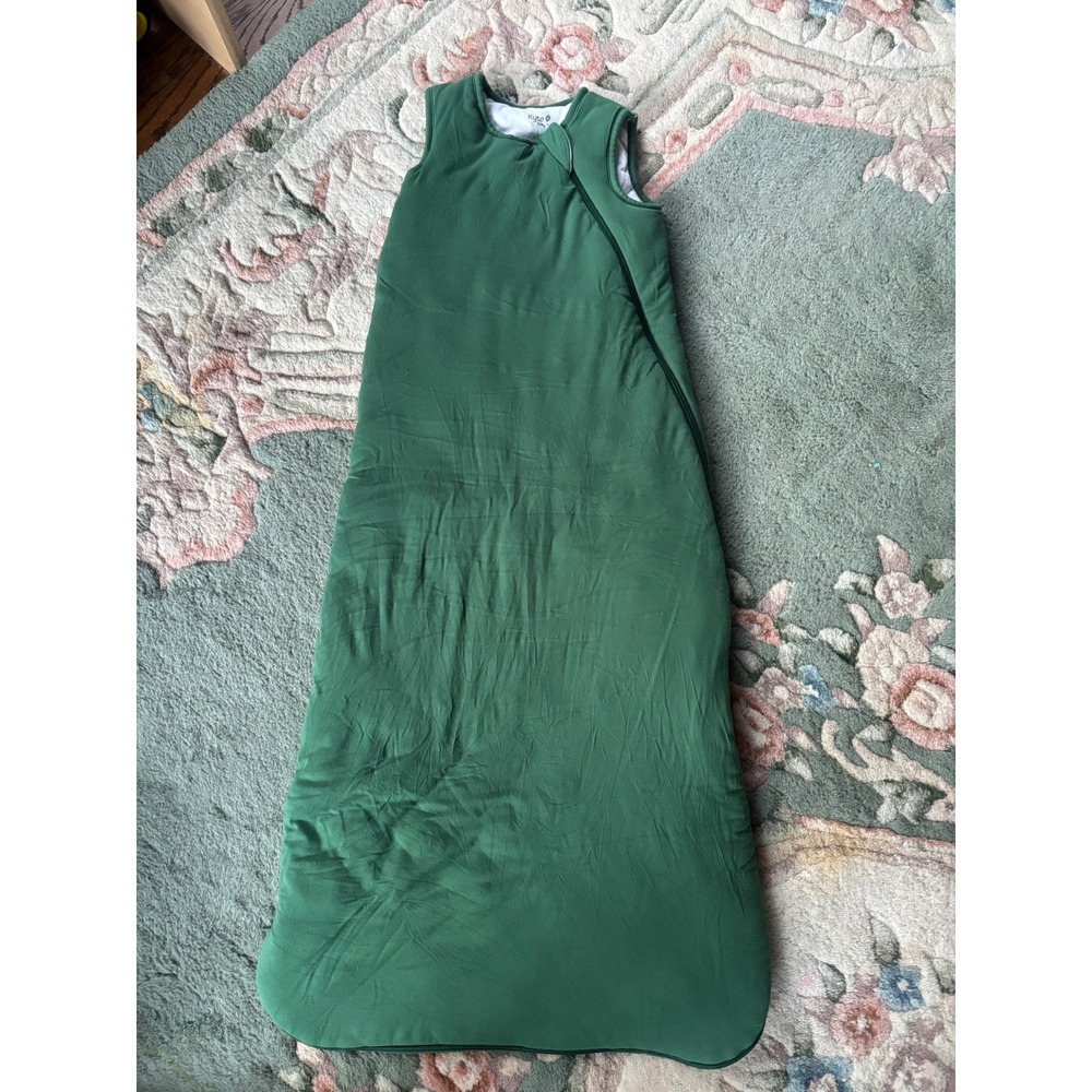 Kyte Baby 2.5 TOG Quilted‎ Sleep Bag Emerald Bamboo Rayon Large 18-24M